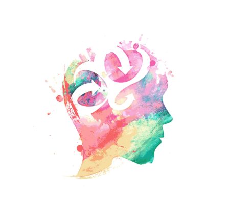 Symbol of Consultancy - Brain Logo, isolated vector design